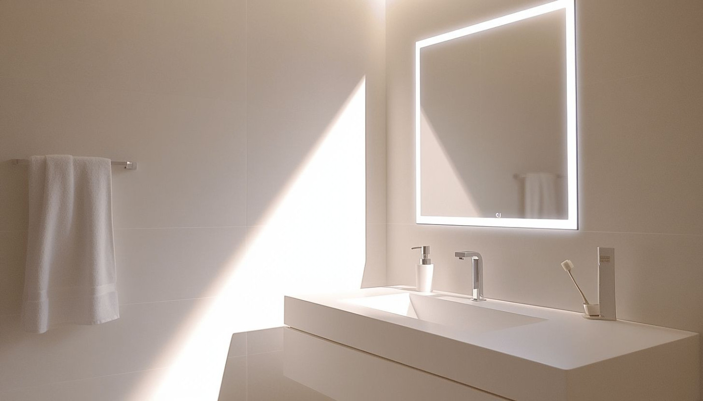 Aménagement - Comment choisir le miroir LED parfait pour une salle de bain moderne ?