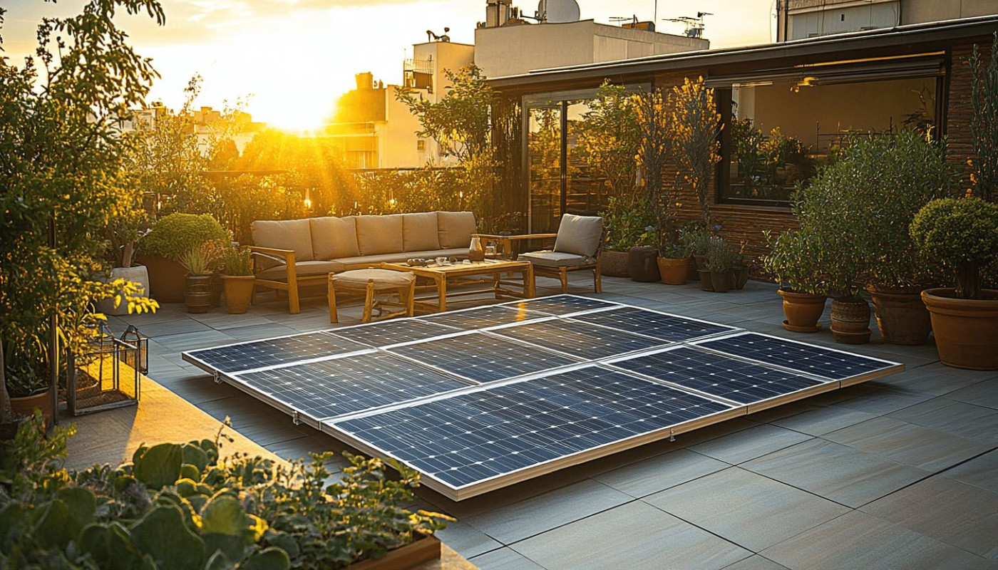 Énergies - Comment intégrer un système d'éclairage solaire sur votre terrasse ?