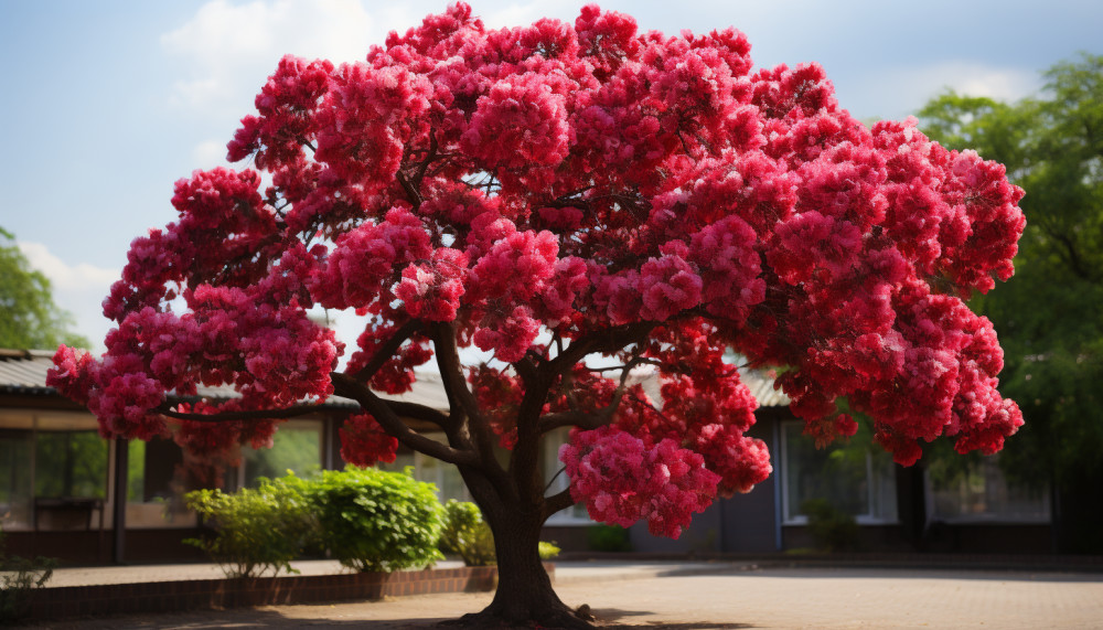 Les meilleurs arbres à fleurs rouges en été pour votre jardin